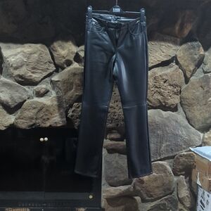 NYDJ Black Straight Leg Jeans 28 Waist 32 Inseam